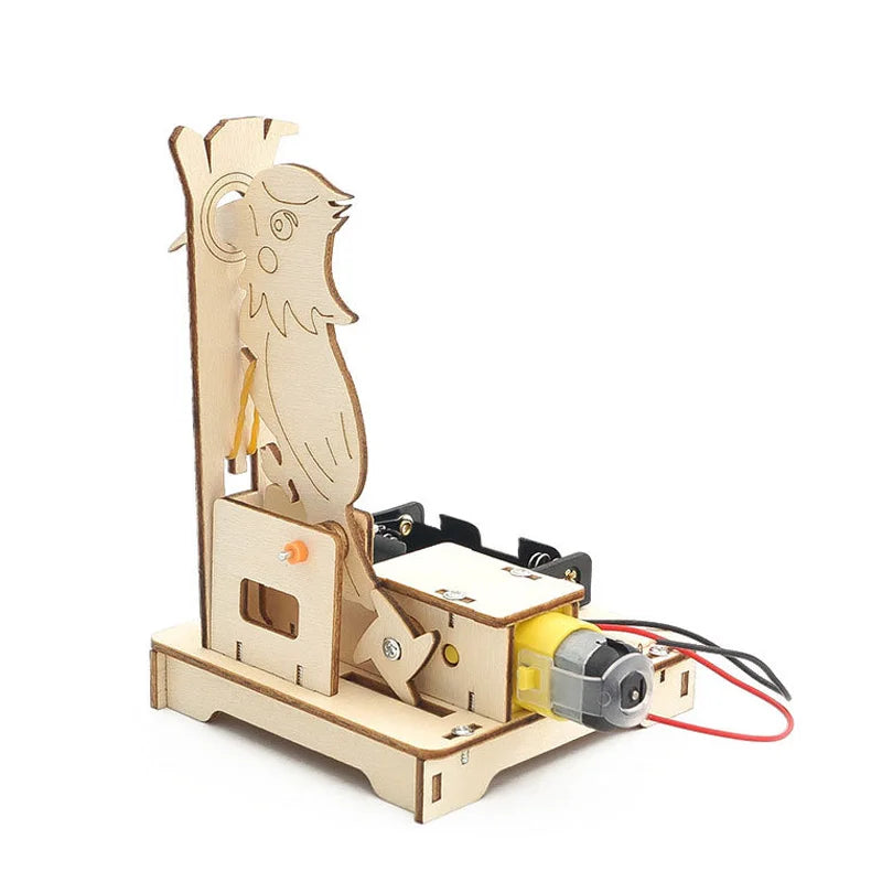 DIY Woodpecker Puzzle STEM Toy for Kids