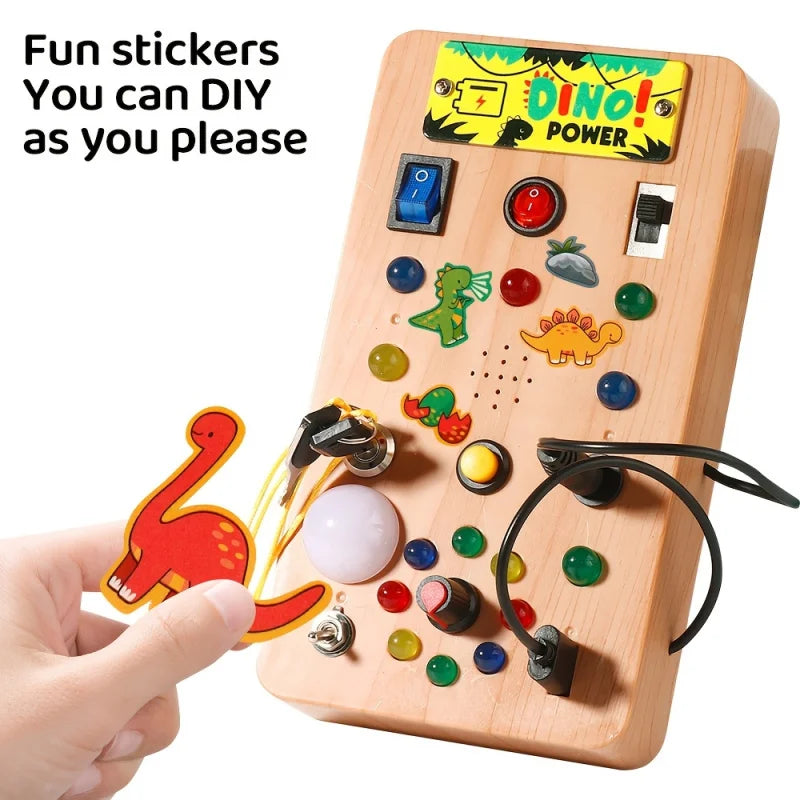 Montessori Sensory Board – Light Switch Activity Toy