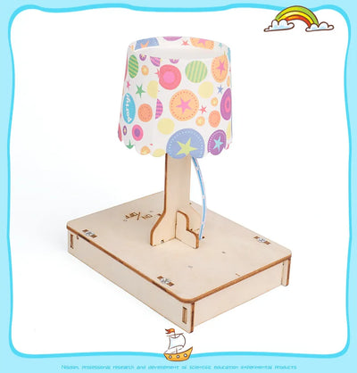 DIY Touch Lamp Wooden Puzzle Kit