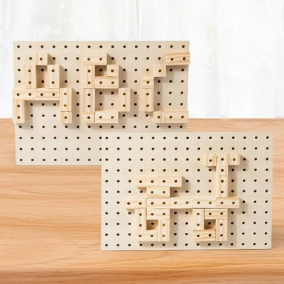 Wooden Stacking Construction Block Set