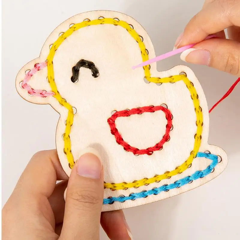 Toddler Sewing and Threading Board Toy