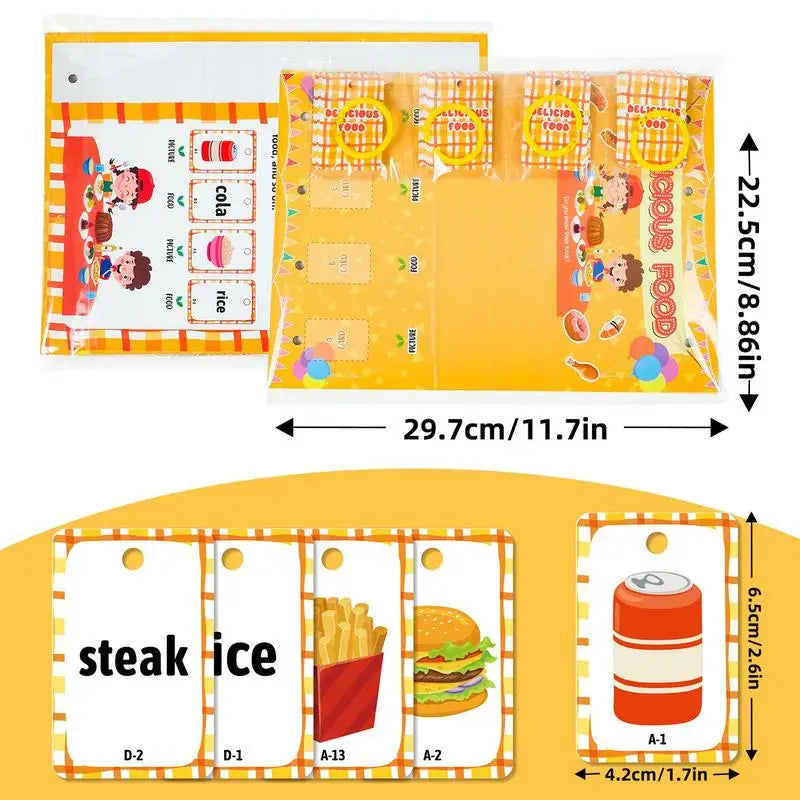 Food Recognition Flash Card Set