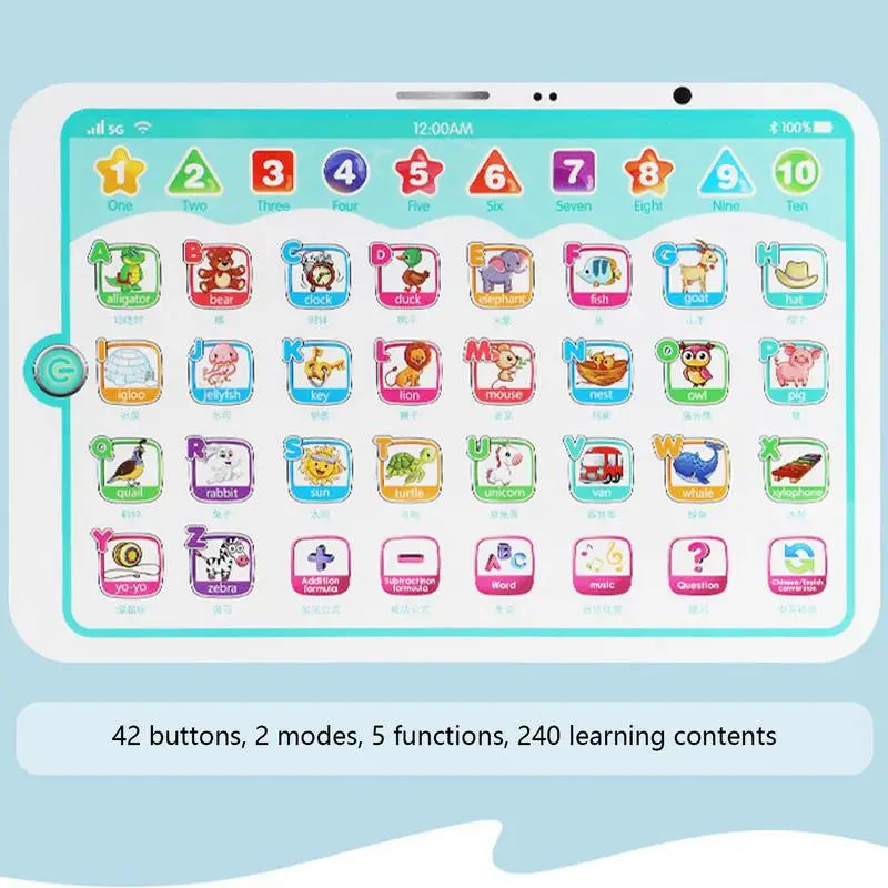 Interactive Number Learning Tablet for Kids