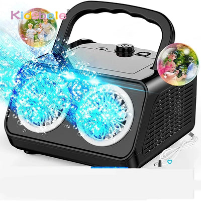 Electric Bubble Machine with Dual Modes