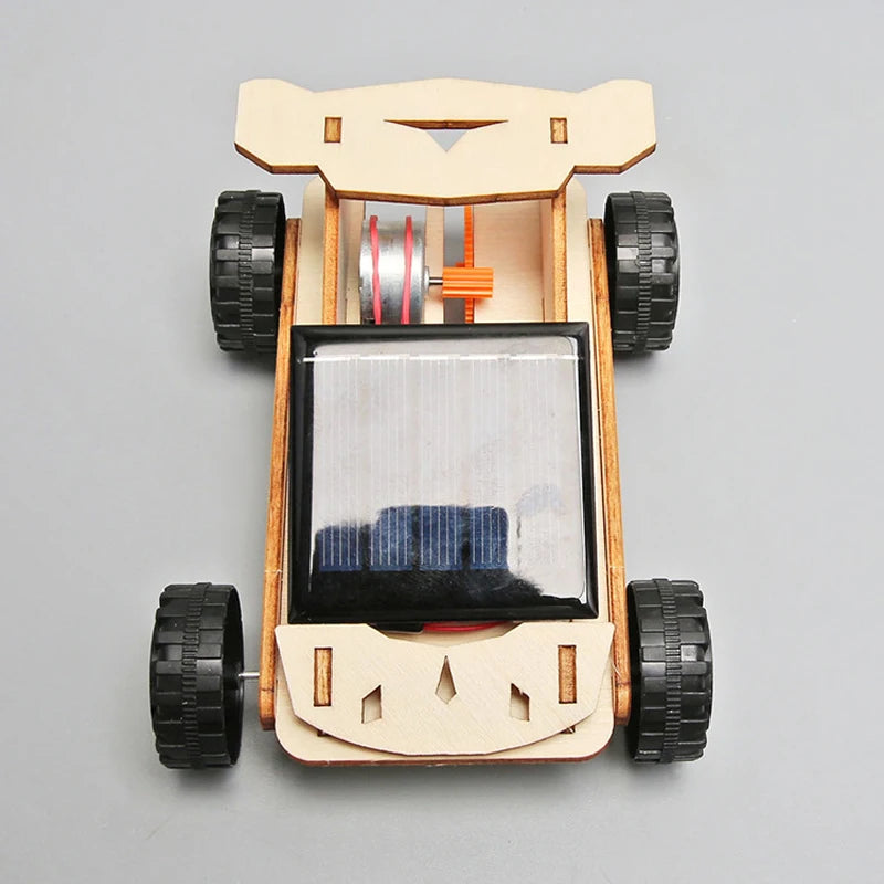 Wooden Solar Race Car Science Toy