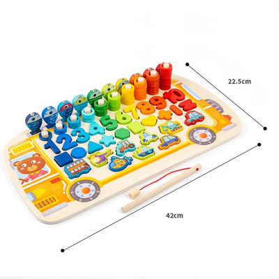 Montessori Math Puzzle Fishing Toy Set