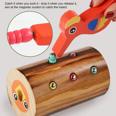 Magnetic Woodpecker Feeding Toy
