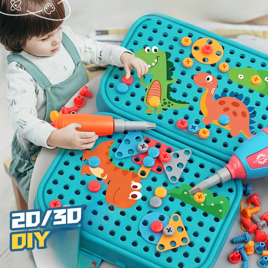211-Piece Kids Pretend Repair Toolbox Set