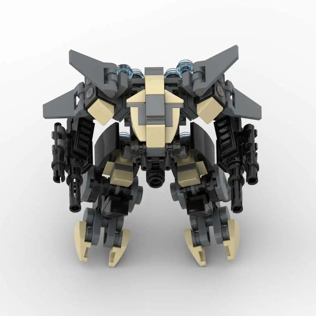 MOC Building Blocks Set Mecha Warrior