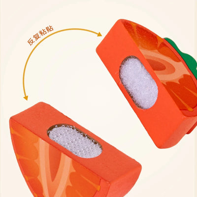 Montessori Wooden Kids Cutting Fractional Fruit