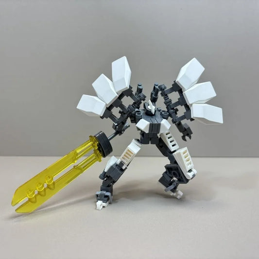 Armored Robot Eagle Mech Block Set for Hands-On Learning