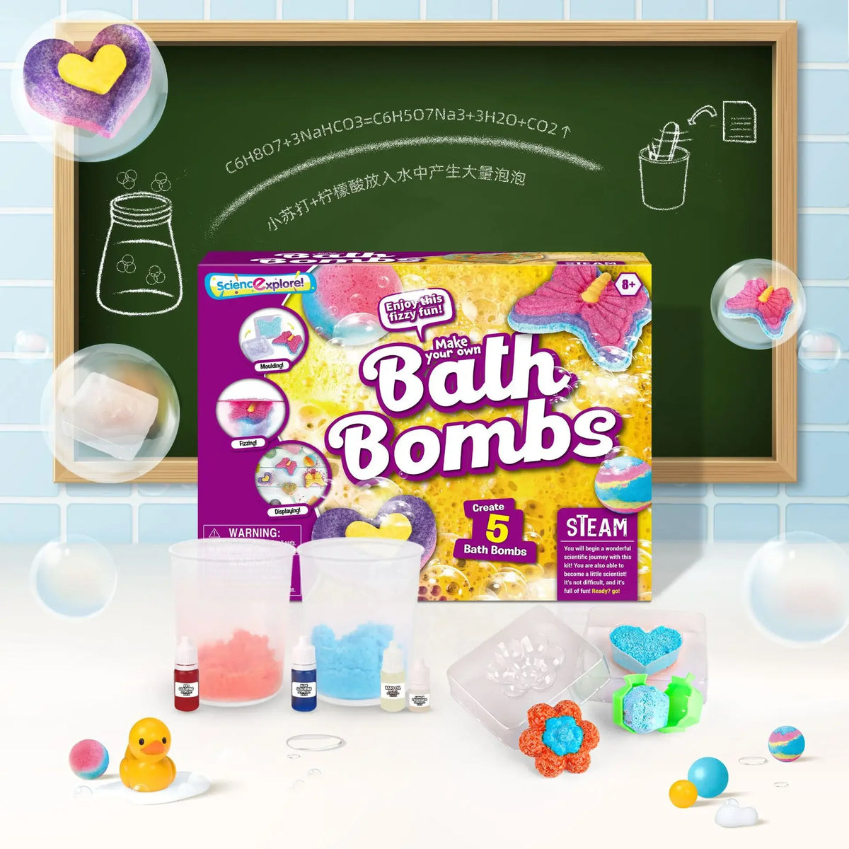 DIY Bath Bomb Science Kit for Kids