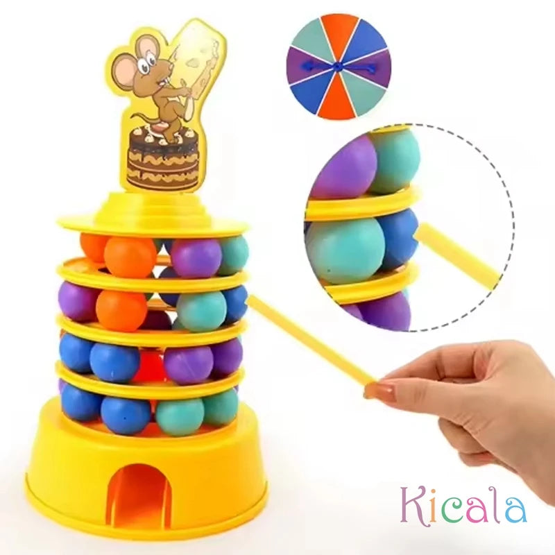 Mouse Balance Tower Stacking Game