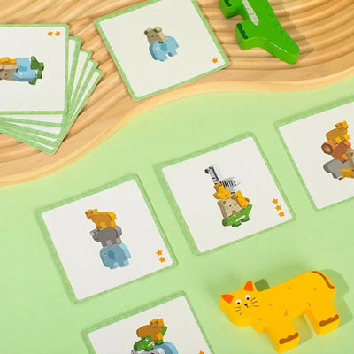 Animal Balance Stacking Blocks Set