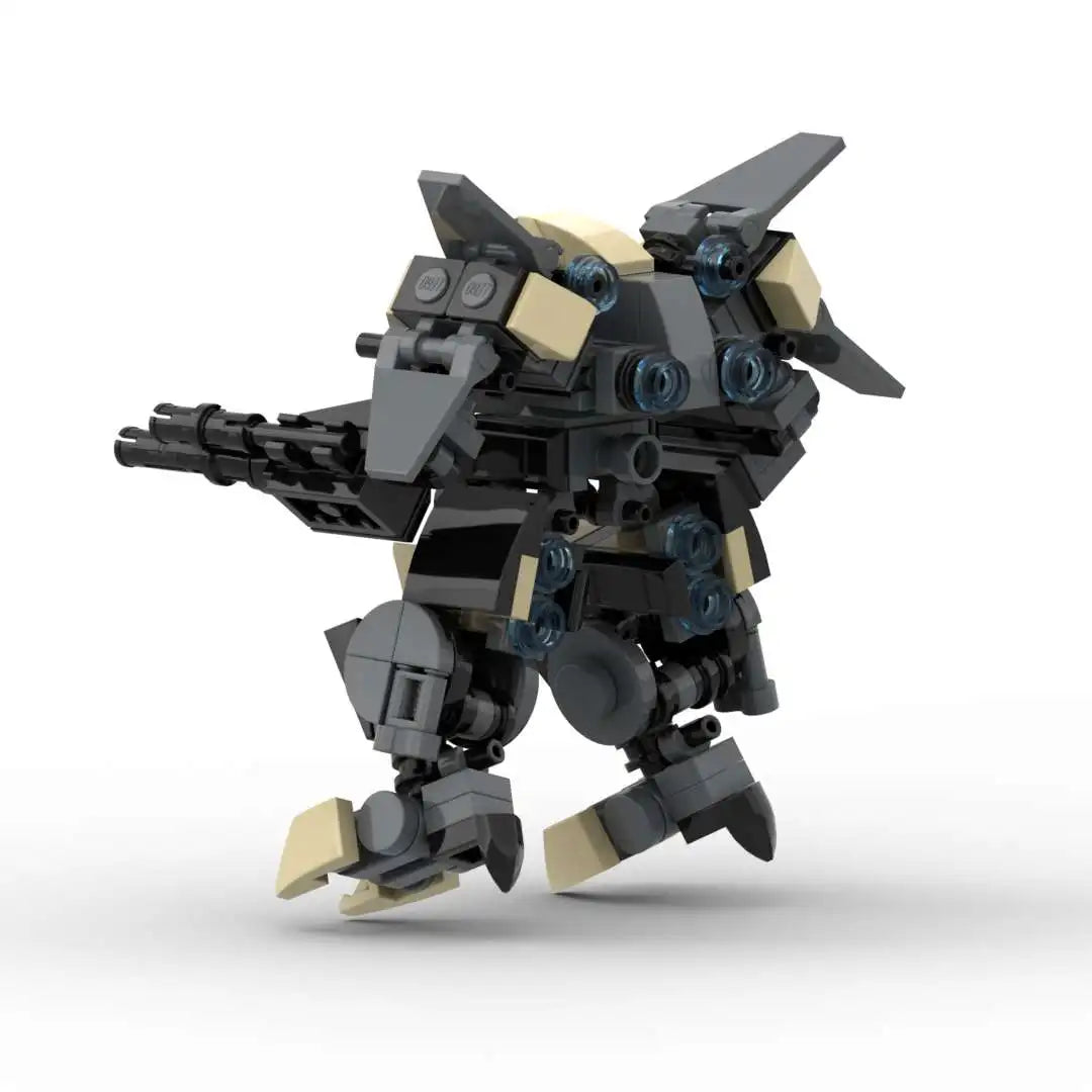MOC Building Blocks Set Mecha Warrior