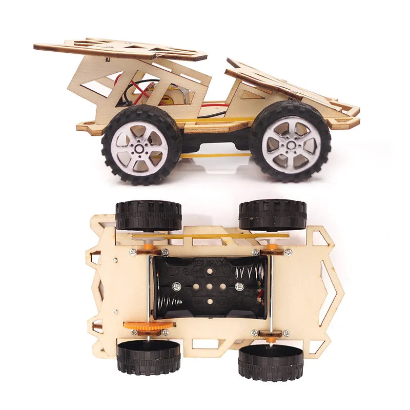 DIY STEM Car and Dinosaur Puzzle Set