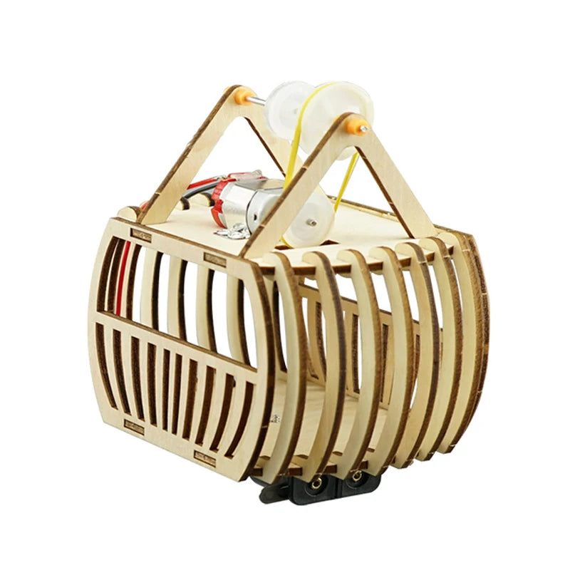 Wooden Electric Cable Car Model Toy