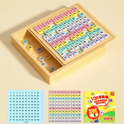 Wooden Sudoku Puzzle Board with Number Drawer