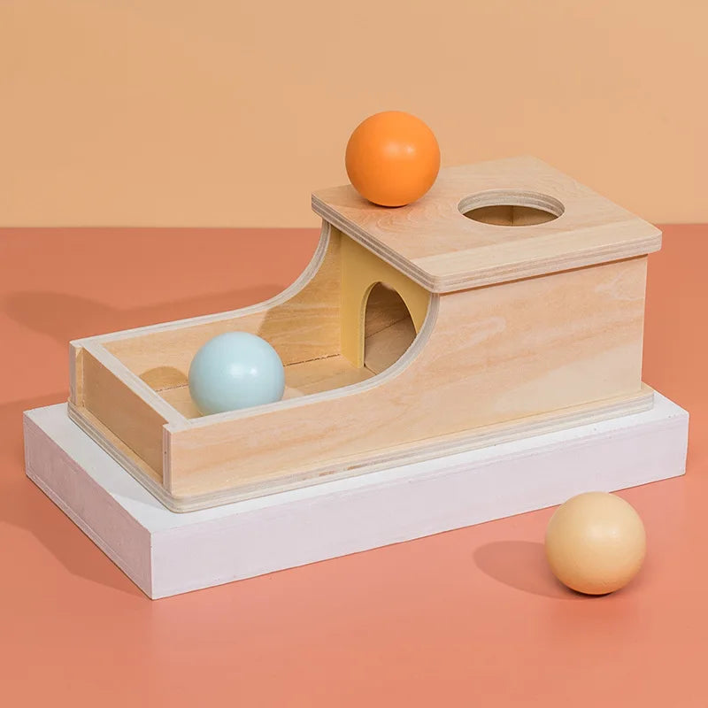 Montessori Colour-Matching Spinning Coin Box
