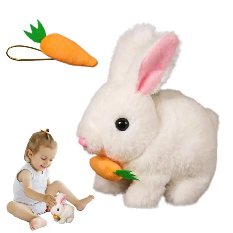 Jumping Interactive Plush Bunny Toy