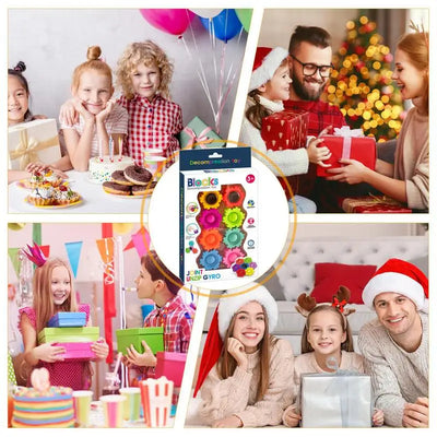 Fidget Bubble Pop and Spin Building Blocks Game
