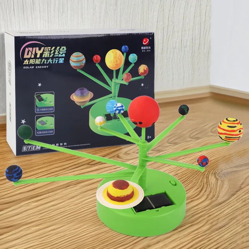 DIY Solar System Planet Painting Toy for Kids