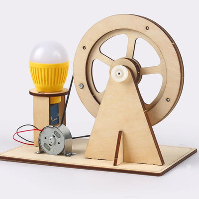 Wooden Hand Generator STEM Toy
