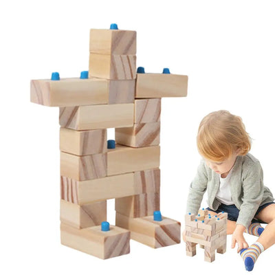 Wooden Stacking Construction Block Set
