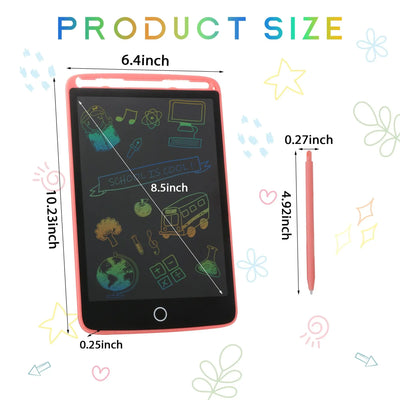 LCD Writing Tablet for Kids – 8.5/10/12 inch Drawing Board