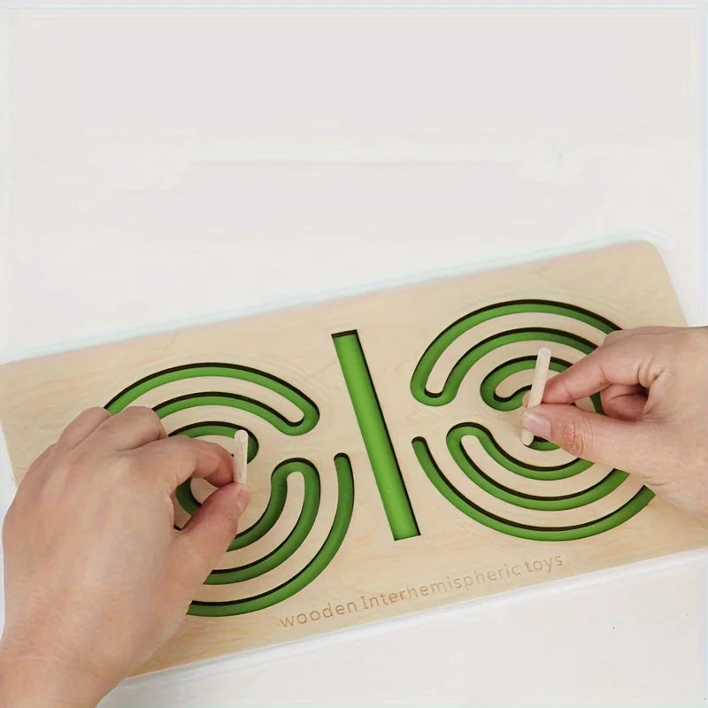 Montessori Coordination Puzzle – Trajectory Tracing Toy