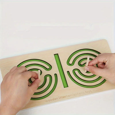 Montessori Coordination Puzzle – Trajectory Tracing Toy