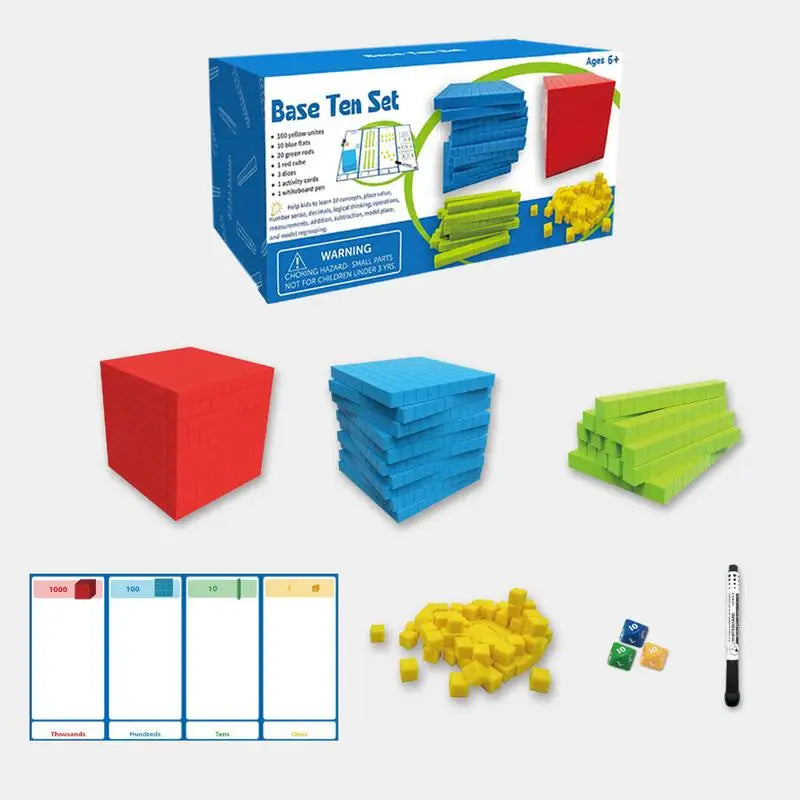 Base Ten Counting Blocks Set