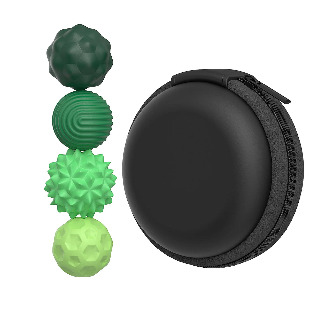 Magnetic Silicone Sensory Fidget Balls, 4 or 8 Piece Set