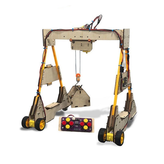 Remote Control Gantry Crane DIY STEM Toy