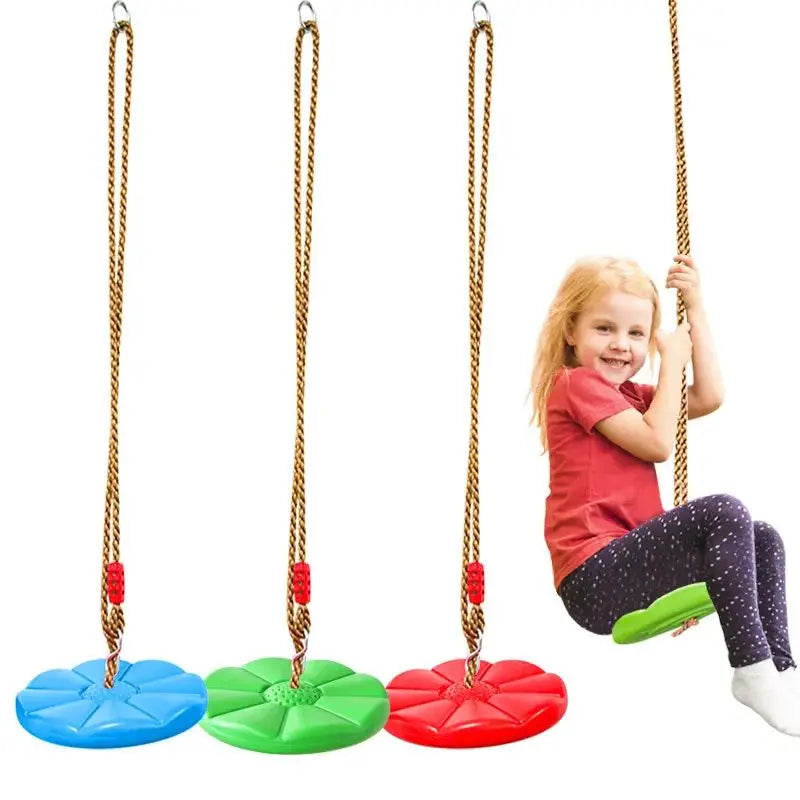 Children's Petal Disc Swing, Height Adjustable