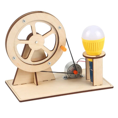 Wooden Hand Generator STEM Toy