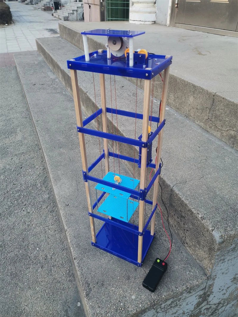 DIY Elevator Model STEM Physics Toy for Kids