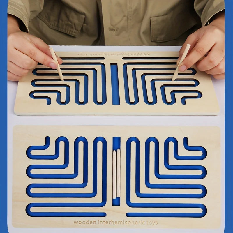 Montessori Coordination Puzzle – Trajectory Tracing Toy
