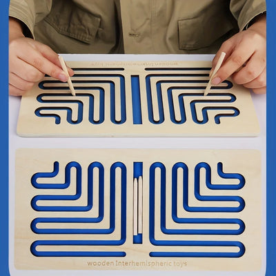 Montessori Coordination Puzzle – Trajectory Tracing Toy