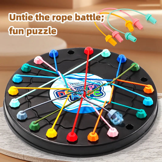 Rope Puzzle Challenge – Knot Decoding Logic Toy for Kids