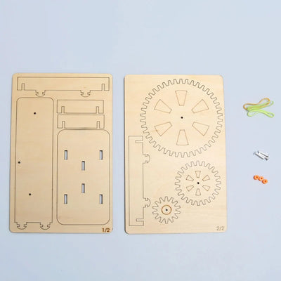 Wooden Gear Wheel DIY STEM Toy for Kids