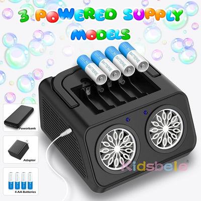 Electric Bubble Machine with Dual Modes