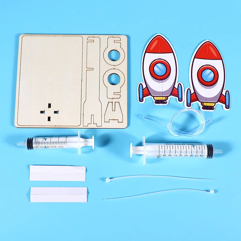 Simulated Rocket Launch STEM Toy