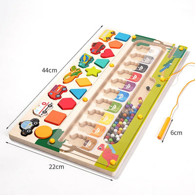 Montessori Math Puzzle Fishing Toy Set