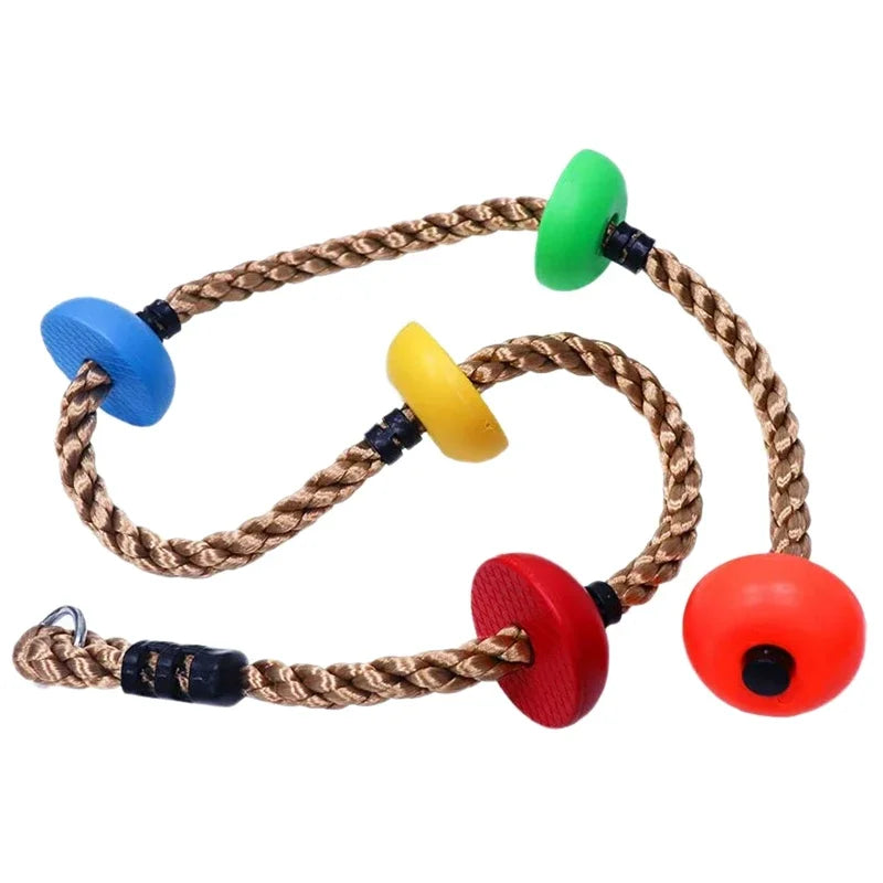Disc Climbing Rope Swing for Kids Indoor & Outdoor Play