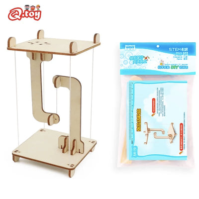 DIY Wooden Elevator STEM Puzzle Kit