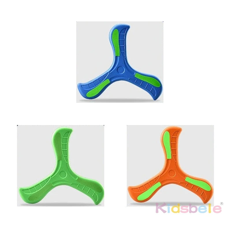 LED Light-Up Boomerang Flying Toy Set