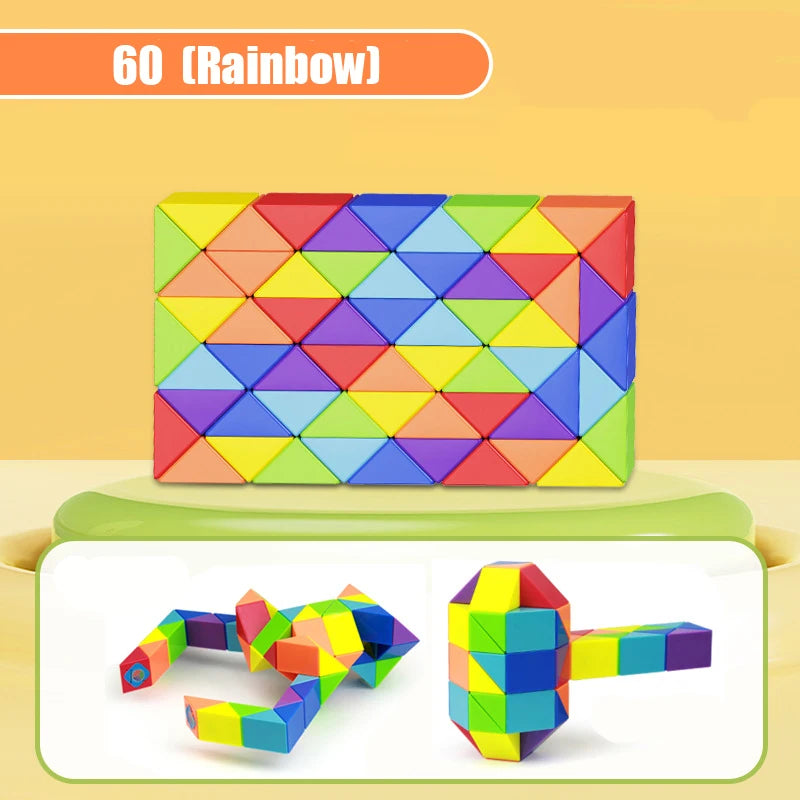 Magic Snake Puzzle Cube Transformable Fidget Toy