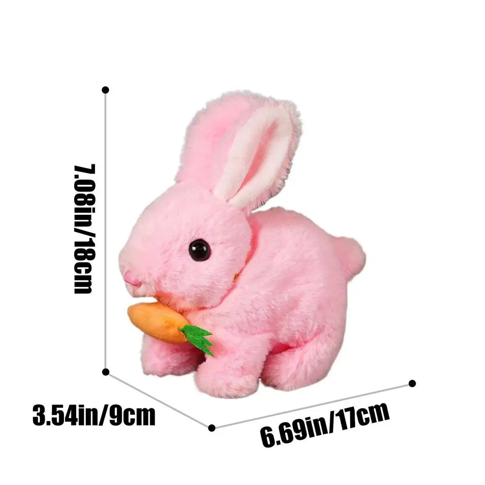Jumping Interactive Plush Bunny Toy