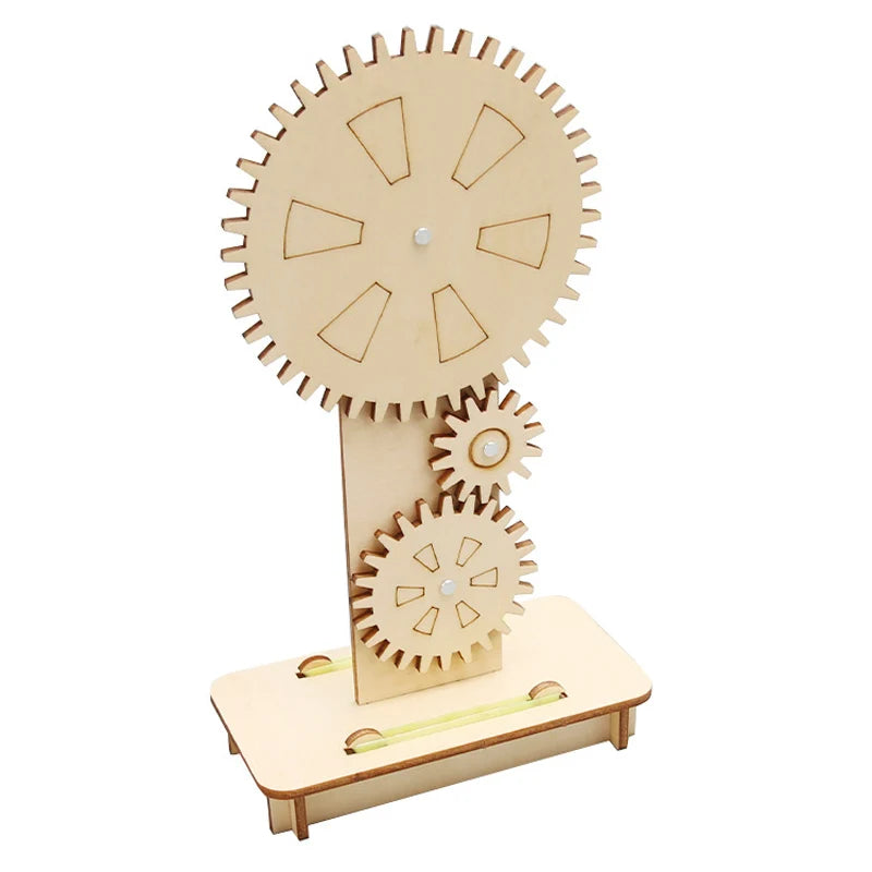 Wooden Gear Wheel DIY STEM Toy for Kids